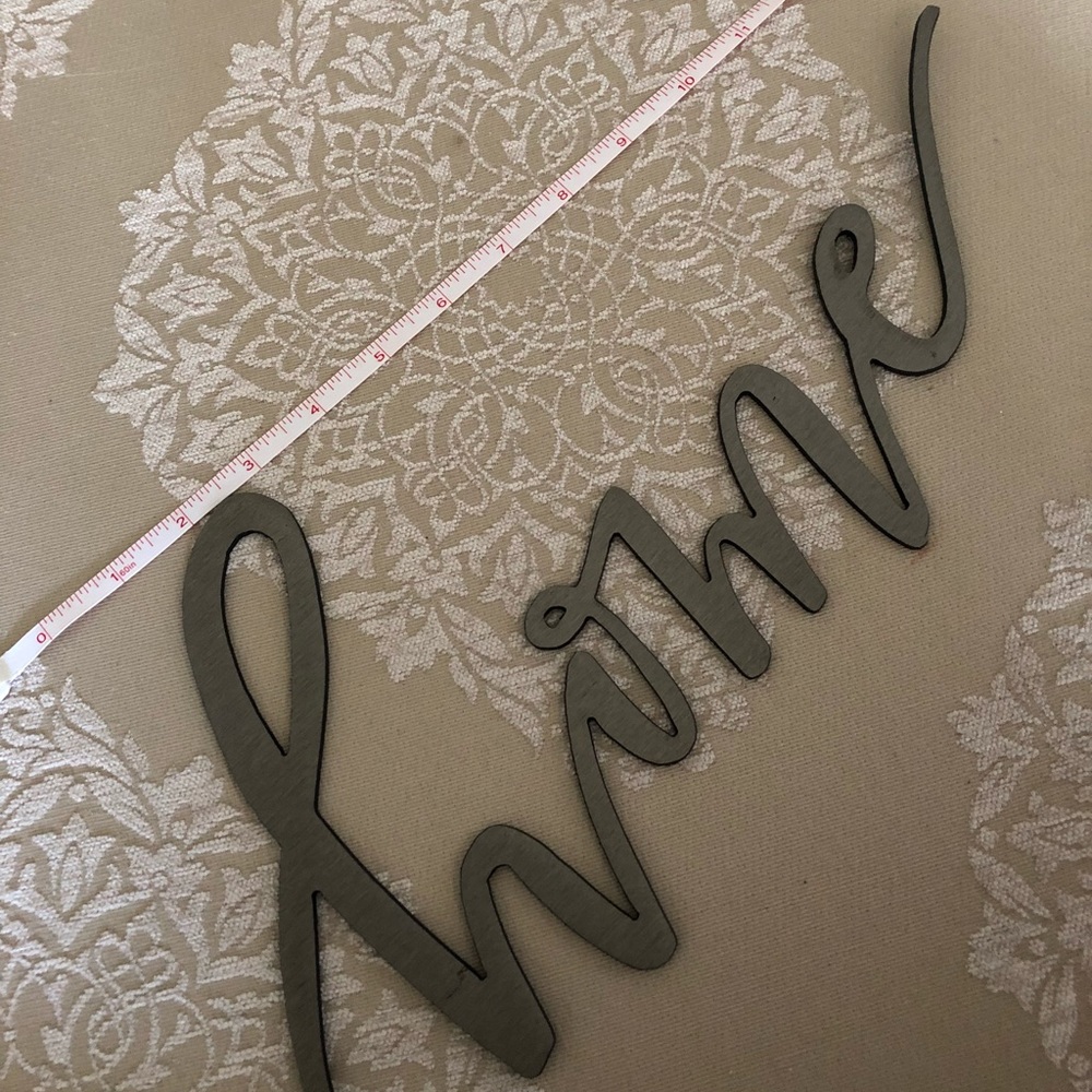 Magnolia Market metal script expressions